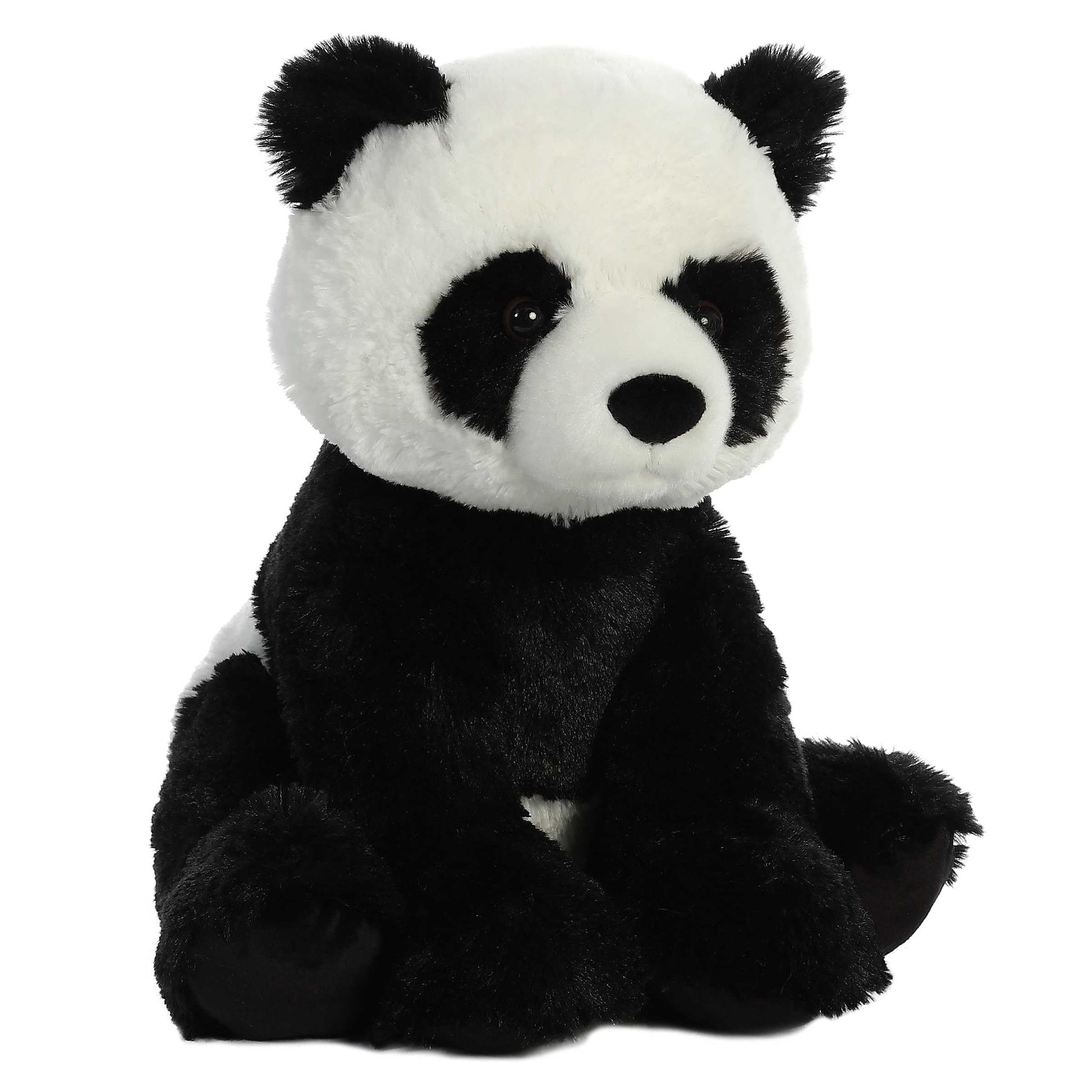 Aurora® Cuddly Panda Stuffed Animal - Cozy Comfort - Endless Snuggles - Black 14 Inches