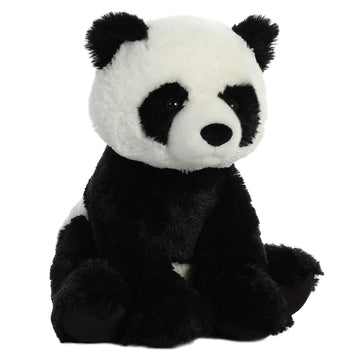 Aurora® Cuddly Panda Stuffed Animal - Cozy Comfort - Endless Snuggles - Black 14 Inches