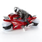 Mindscope Hovercycle Red 27 MHz Remote Control (RC) Stunt Performing Light Up Motorcycle