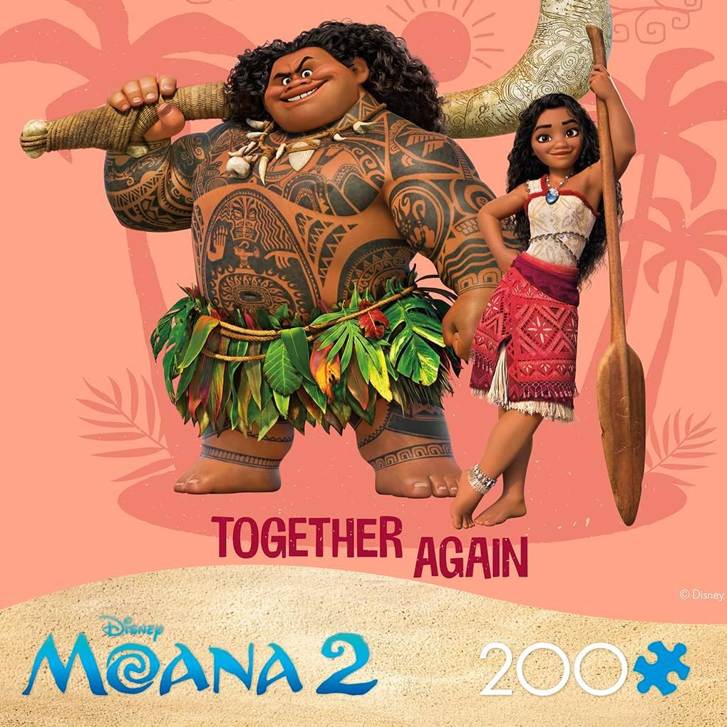 Ceaco - Disney Moana 2 Together Again - 200 Piece Kids Ages 8+