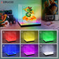 Shenron Clear Acrylic Display Case, LED Display Box Cases for Dragon Shenlong Statue, Dragon Balls & Figure with Holder Stand, Dustproof Protective