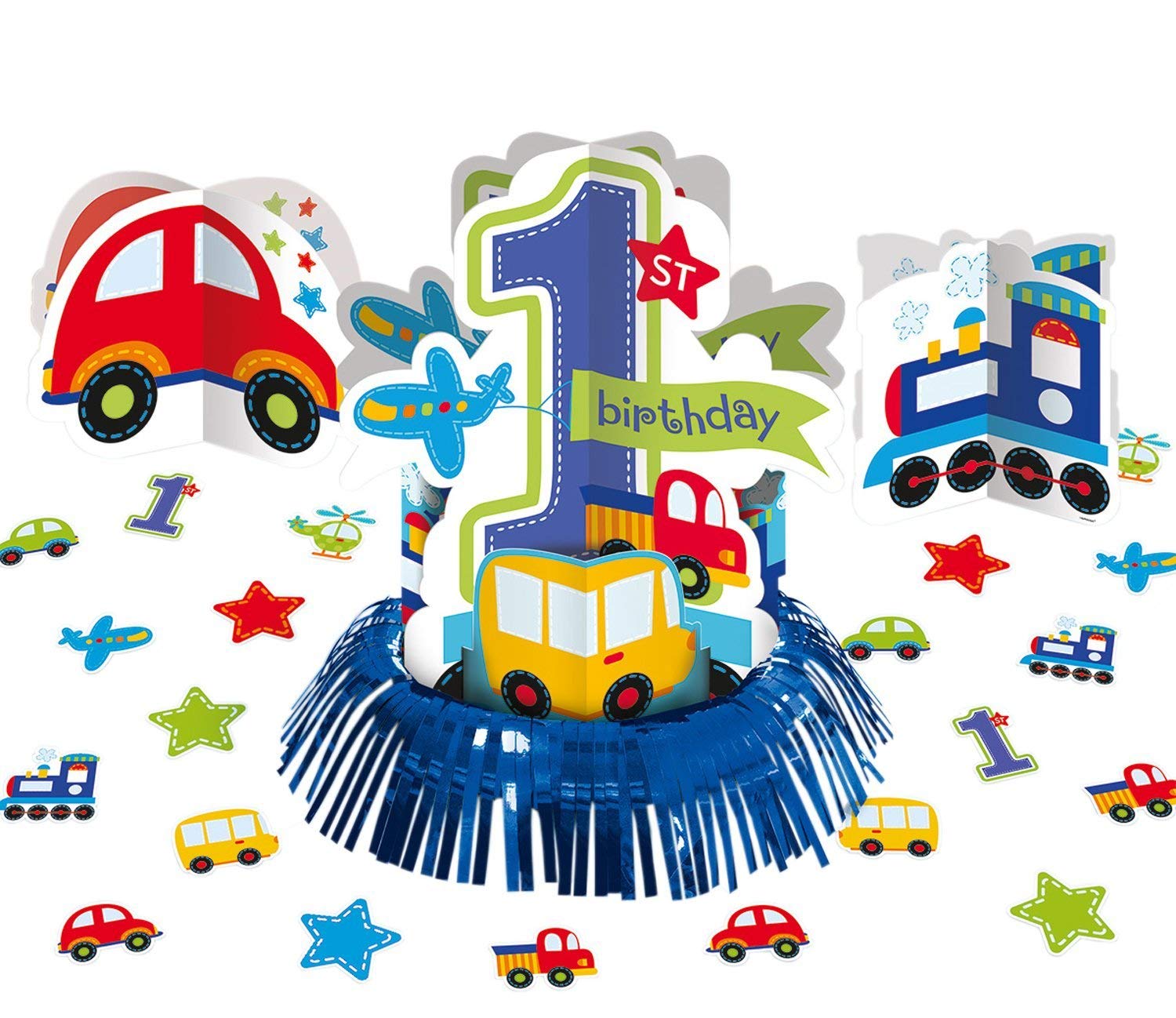 "All Aboard Boy" Table Decorating Kit, Birthday