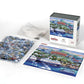 Boardwalk Ketchikan 500 Piece Jigsaw Puzzle Scenic Wildlife Alaska Puzzles with Premium Box, Gift for Adults and Family 16"x20"