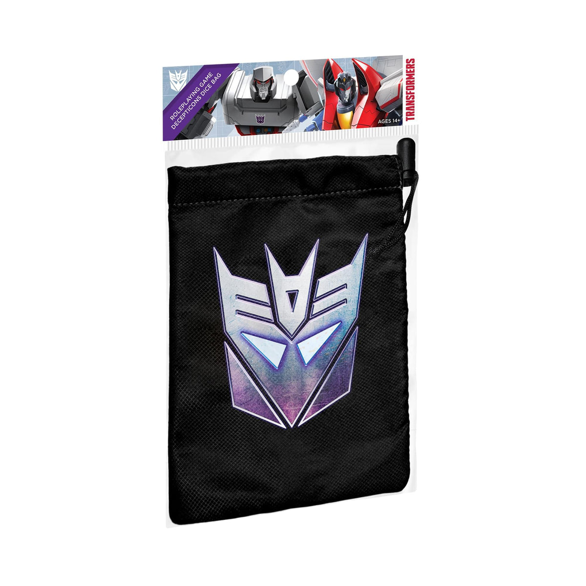 Renegade Game Studios Transformers Decepticon Dice Bag - RPG Drawstring