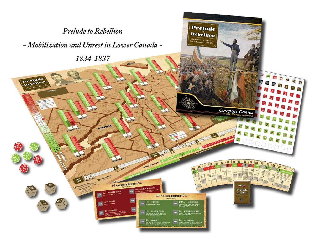 CPS: Prelude to Rebellion, Mobilization & Unrest in Lower Canada, 1834-37, Boardgame