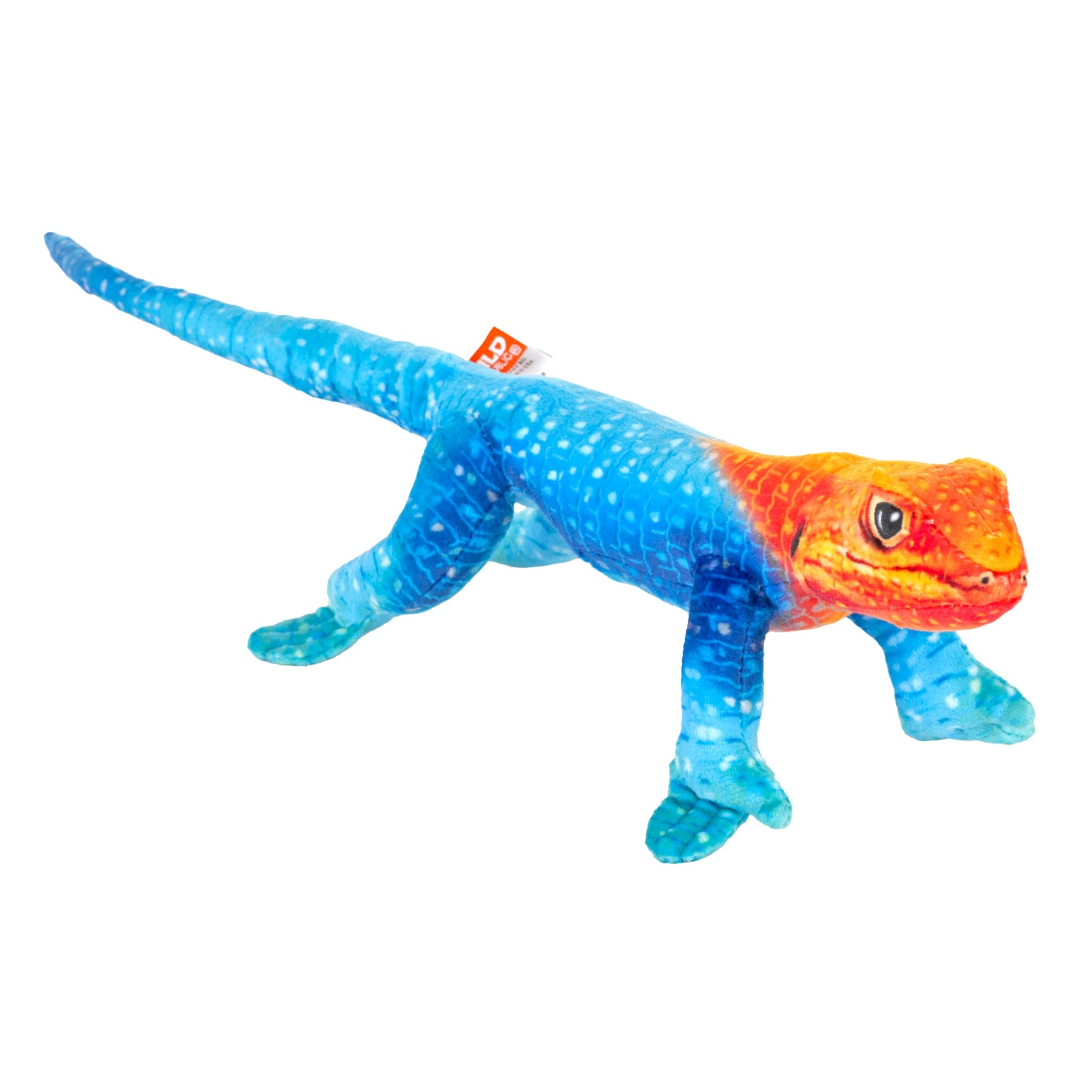 Wild Republic Coilkins Rainbow Lizard Stuffed Animal - 12"