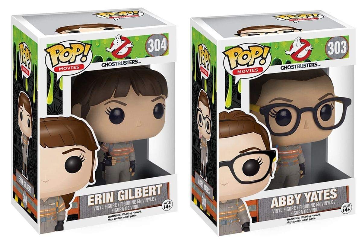 Funko Ghostbusters POP Vinyl Figure Bundle: Abby Yates & Erin Gilbert