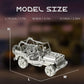 Kolotesame Classic Off-Road Vehicle 3D Metal Puzzle Model for Adults - for Jeep DIY Immersive Building Kit with Tool, 3D Puzzle Car Model for Men Gift