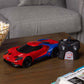Jada Marvel Spider-Man 2017 Ford GT R/C, 1: 16 Scale with USB Charging, 2.4Ghz & Turbo Boost, Red and Blue