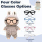 16 Pcs Doll Accessories Set Specially Designed for 15-17cm Doll Clothing, Includes 2 Headphones, 4 Glasses, Camera, Bag, Water Bottle, Console, 2