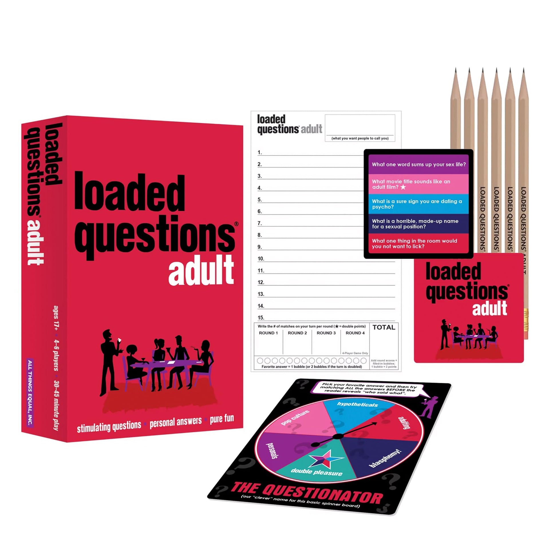 LOADED QUESTIONS ADULT - A Hilarious "Who Said What?" Card Game