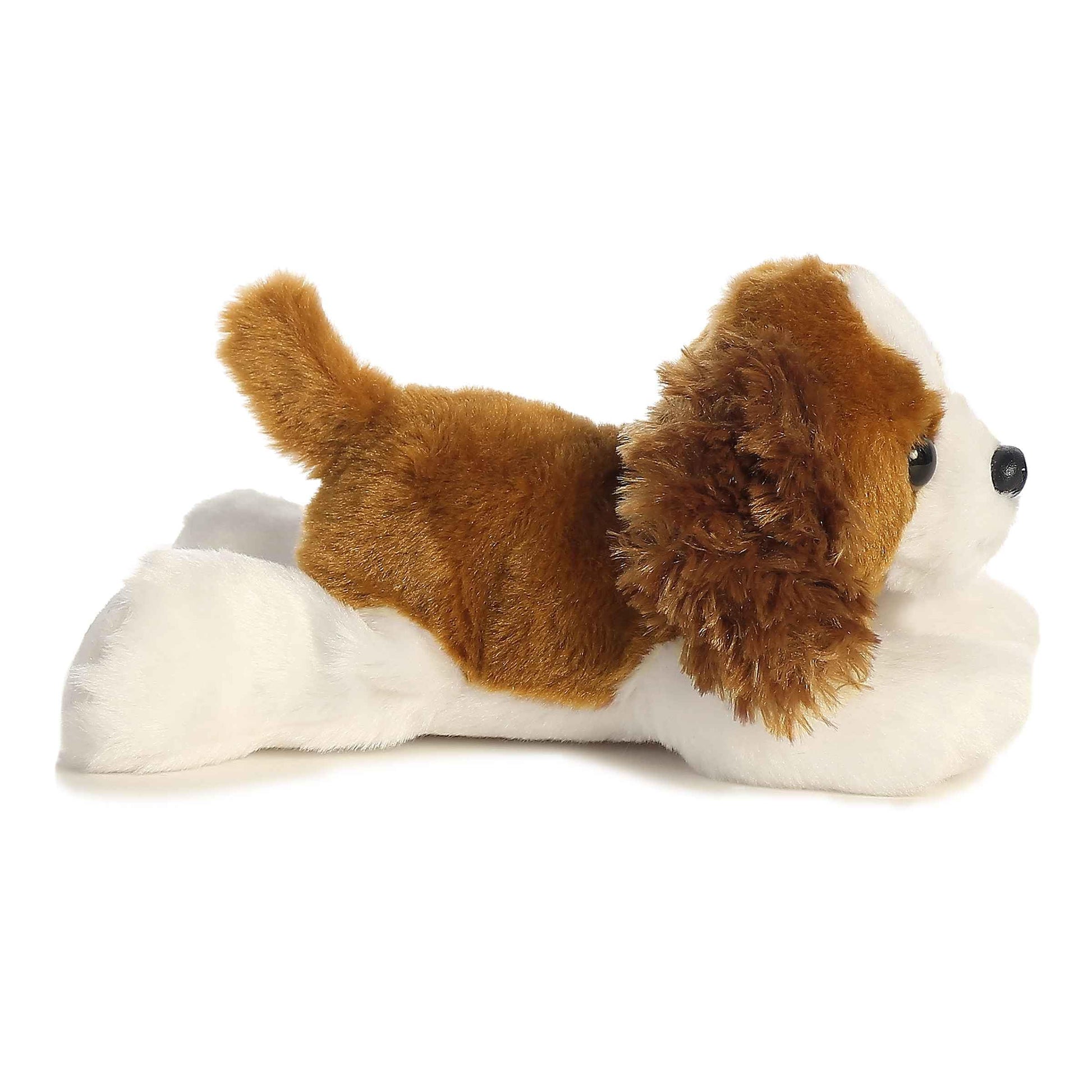 Aurora® Adorable Mini Flopsie™ Charles™ Stuffed Animal - Playful Ease - Timeless Companions - Brown 8 Inches