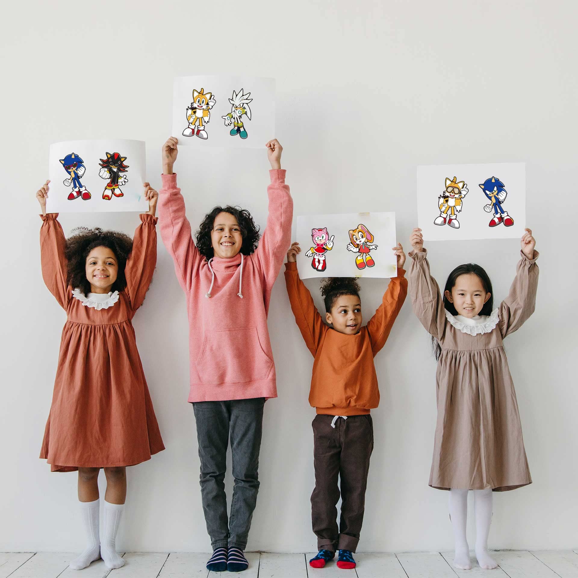 TQDGTOY Make-a-face Stickers Sheets Make Your Own Stickers,Mixed & Matched with 6 Designed Characters(4 of Each) for Party Favors Supplies, Reward