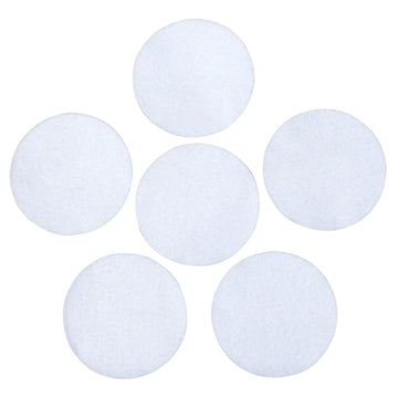 This Season's Colors White Adhesive Felt Circles: Variety of Sizes: 2”, 3”, 4” or 5" Wide; Die Cut Felt Stickers for DIY Projects & Professional Craft