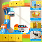 Uermis Electric Train Set for 3 4 5 6 7 8 Years Old Boys and Girls, 3D Flexible Racer Tracks Gravity-Defying Embedded Layouts & Motorized Car, STEM