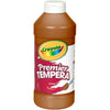 Crayola Premier Tempera Paint, Brown, One 16 Oz. Bottle (CYO541216007)