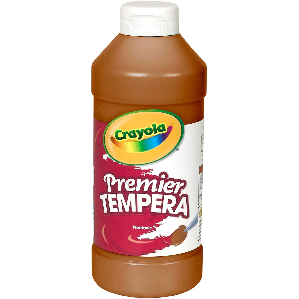 Crayola Premier Tempera Paint, Brown, One 16 Oz. Bottle (CYO541216007)