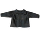 American Fashion World Black Leather Jacket made for 18 inch dolls such as American Girl Dolls