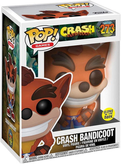 Funko Crash Bandicoot Glows in The Dark Figurine, Multicoloured, 25646