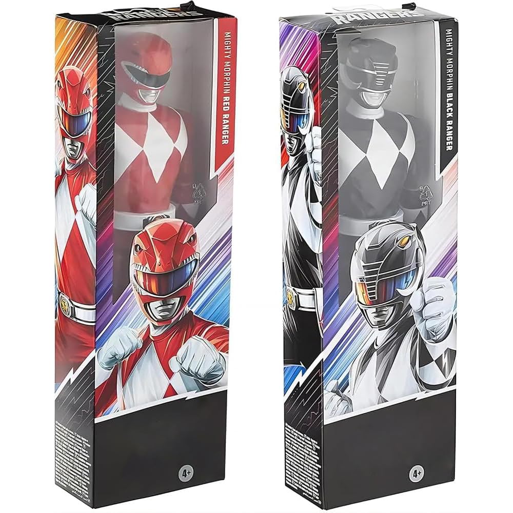 Mighty Morphin Ranger 12-Inch Action Figure Toy (2set)