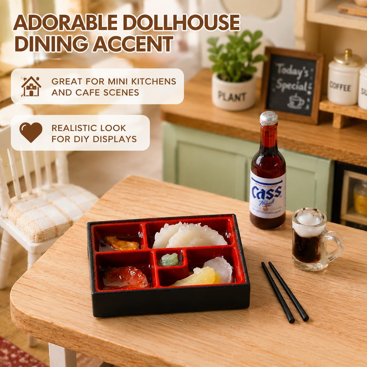 1 Set Dollhouse Miniature Fast Food, 1:12 Scale DIY Accessories for Ramen and Asian Food Lovers, Cute Kitchen and Home Office Decor