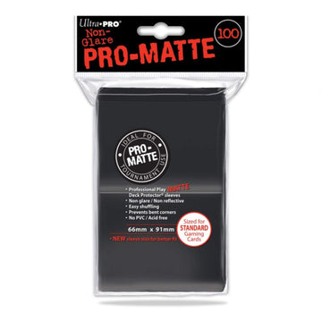 Ultra Pro 7442784515 Deck Protectors - Pro-Matte Black