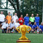 4D Giant Trophy Standing Balloon Gold Champion Foil Balloons,First Prize Balloon for Sports Party Supplies Basketball Football Soccer Birthday