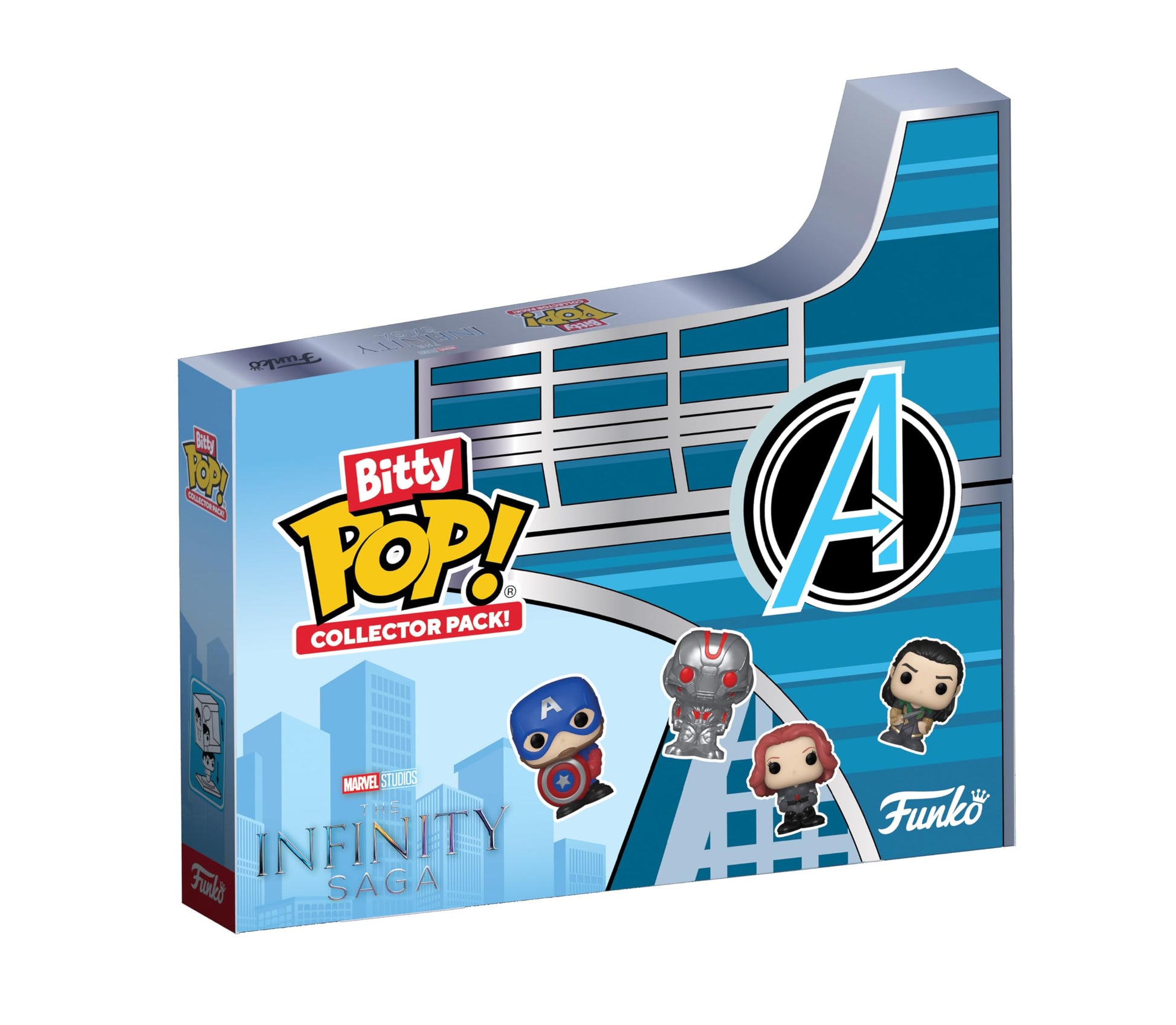 Funko Bitty Pop! Marvel: Infinity Saga 12pc Multipack - 0.9 Inch (2.2 Cm) - Comics Collectible - Stackable Shelf Included - Gift Idea - Gift Bag