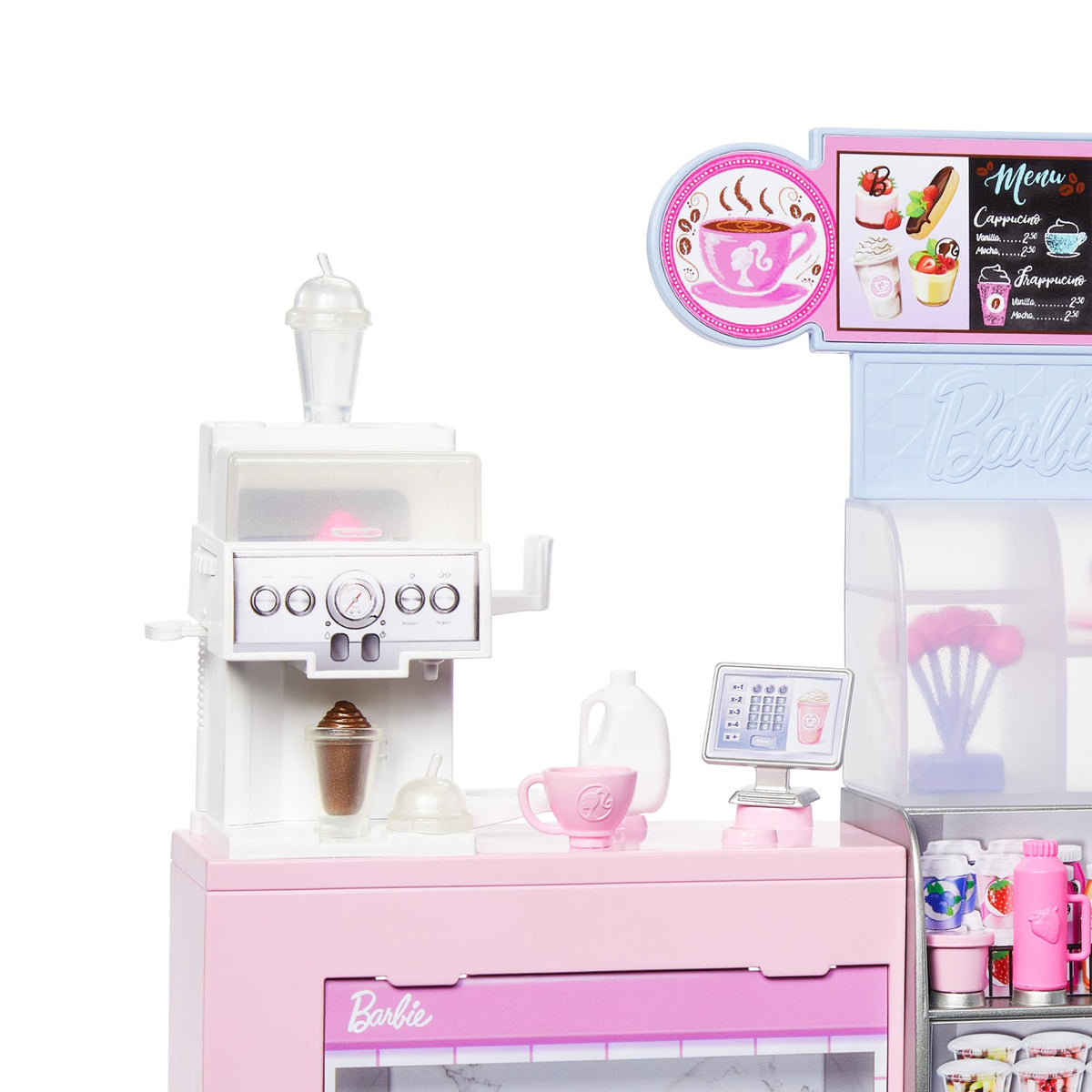 Barbie Coffee Shop Doll with Play Set and Accessories