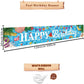 Pool Birthday Party Decorations, Extra Large Size Happy Birthday Pool Party Banner, Pool Party Decorations for Birthday, Pool Party Banner for Pool