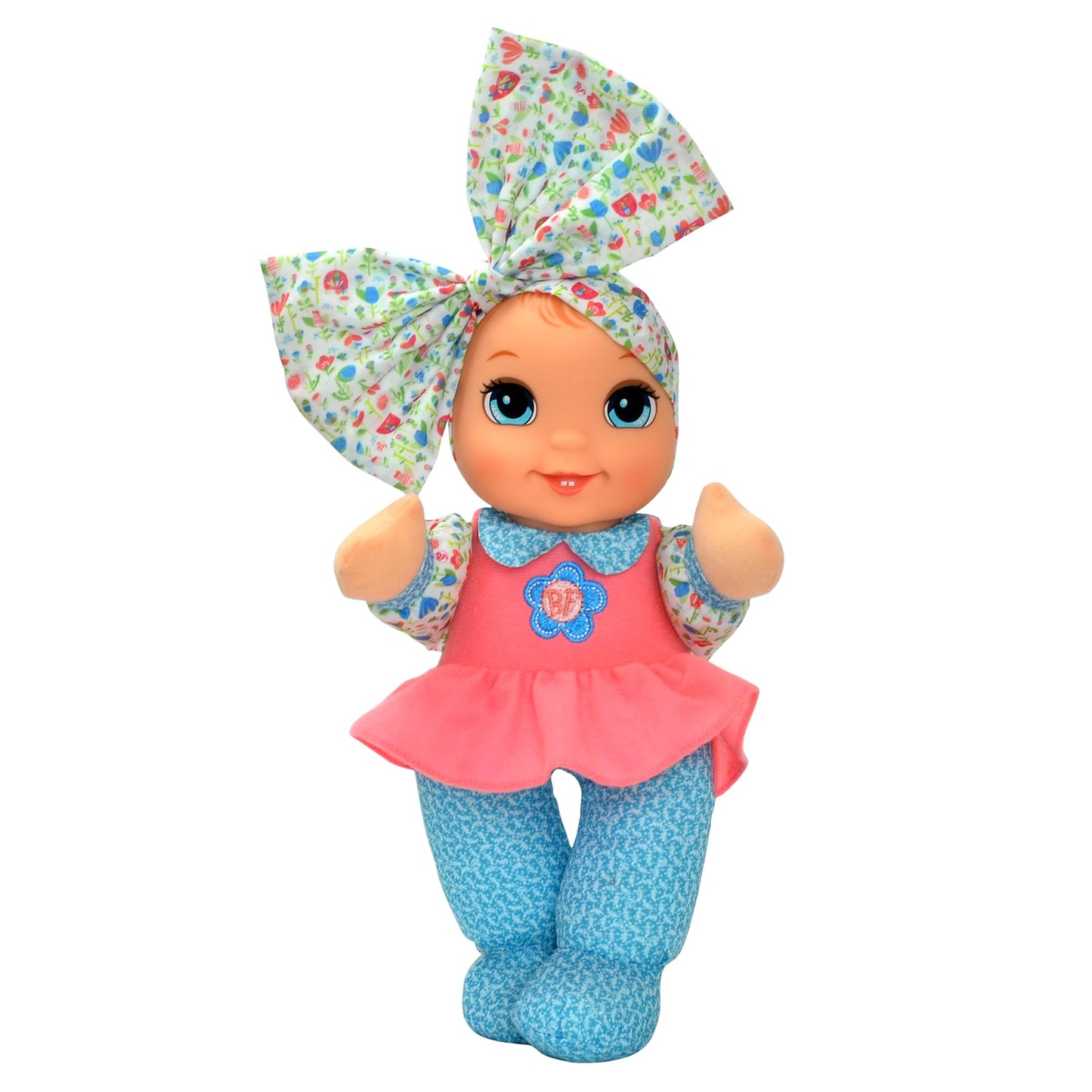 Baby's First Giggles Doll with Print Top & Infectious Giggle Sound Module - Child Safe 1 year & Up