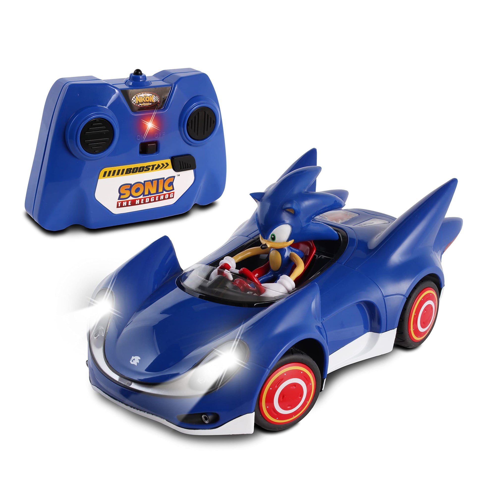 NKOK Sonic & Sega All Stars Racing RC Car - Remote Control, Ages 6+