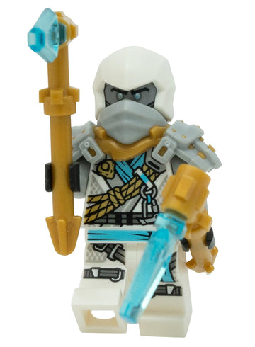 LEGO Ninjago Dragons Rising Season 2: Zane Climber Minifigure with Weapons