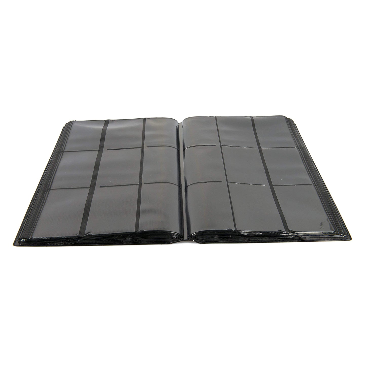 The Original Monster Trading Card XL Album- 40 Side Loading 9-Pocket Per Page TCG Binder- Holds 720 Sleeved Trading Cards- Matte Black- Compatible