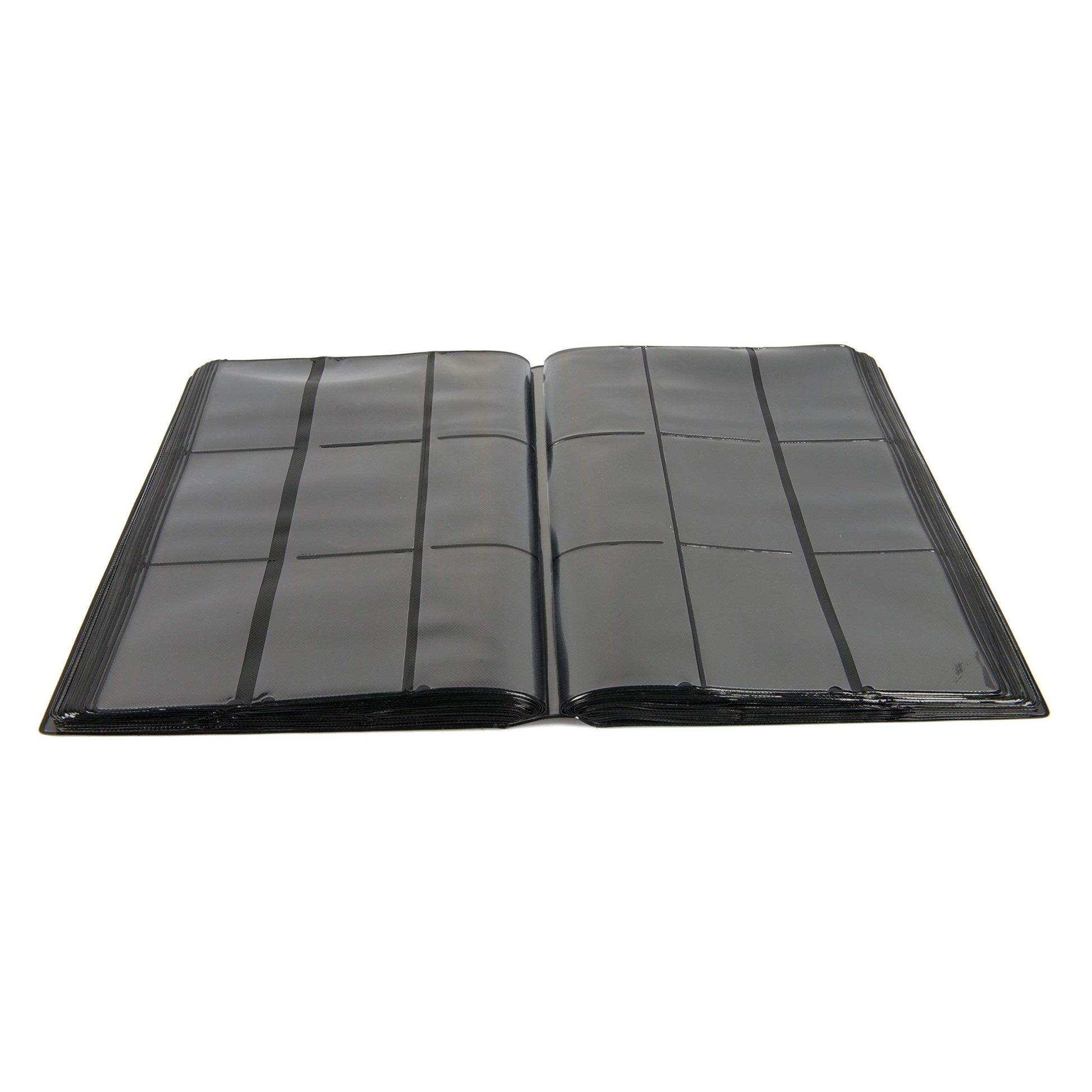 The Original Monster Trading Card XL Album- 40 Side Loading 9-Pocket Per Page TCG Binder- Holds 720 Sleeved Trading Cards- Matte Black- Compatible