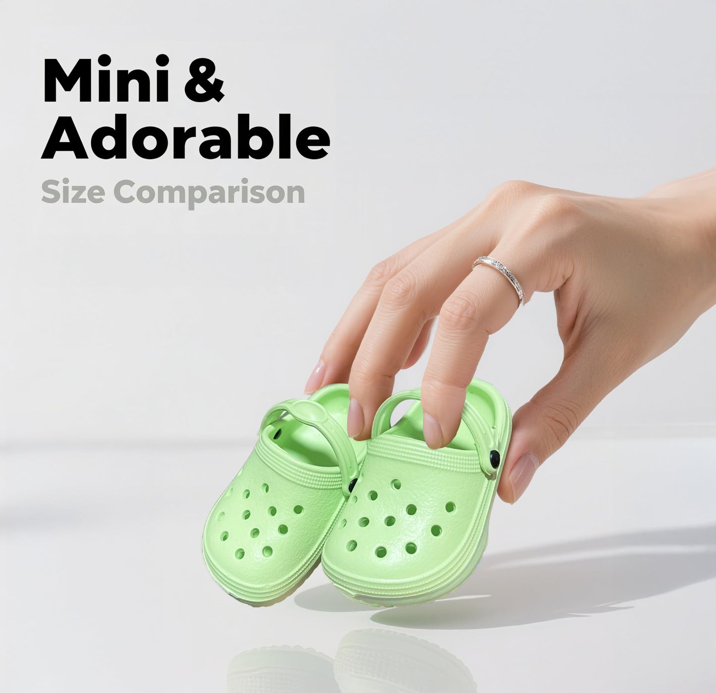 HXIELEC 4 Pairs Classic Clogs for 18" Dolls - Macaron Color EVA Slip-On Shoes,Fits Most 18" Dolls,Dress Up Gift Set