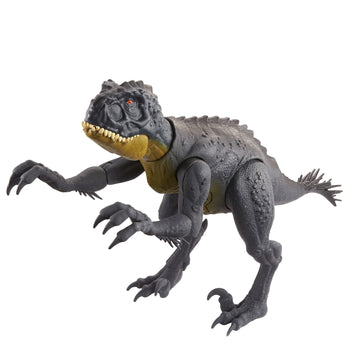 Mattel Jurassic World Toys Slash ‘N Battle Scorpios Rex Action & Sound Dinosaur Figure Camp Cretaceous with Movable Joints, Slashing & Tail Whip