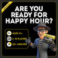 CARDJACKED Happy Hour Edition Card Game - Adult Drinking Game (21+) for 4-10 Players - Includes Waterproof Cards & Shot Glasses