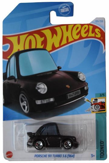 Hot Wheels Porsche 911 Turbo 3.6, Tooned 2/5 [Black] 199/250