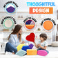 Plush Blocks - The Original Premium Plush Building Block & Shapes for Kids - Certified Safe Foam Blocks in Luxuriously Soft Fabric Covers (Classic