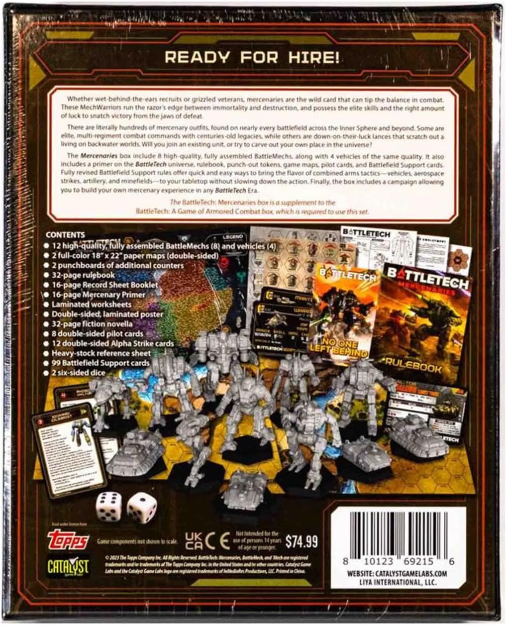 Battletech Mercenaries Board Game - KS Edition