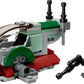 LEGO Star Wars Boba Fett's Starship Microfighter 75344, Building Toy Vehicle with Adjustable Wings and Flick Shooters, The Mandalorian Set for Kids
