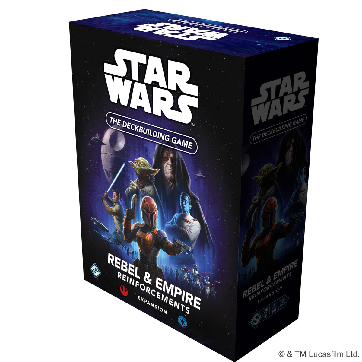 Star Wars The Deckbuilding Game Rebel & Empire Reinforcements Expansion - Strategy Card Game Add-On with Yoda, Palpatine, Thrawn & Campaign Mode