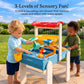Little Acorn, Water Table for Toddlers 1-3 | Outdoor Toys for Toddlers 1-3 | Sensory Sand & Water Play Table for Kids Boys & Girls