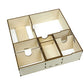 The Broken Token Game Organizer Compatible with King of Tokyo - Wooden Game Organizing Box with Multiple Trays
