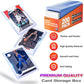 400 Pack Card Sleeves Hard Plastic, Arjiekwei 3"X4" Baseball Cards Protectors Plastic, Premium Card Holder for Trading Sports Baseball Football Game