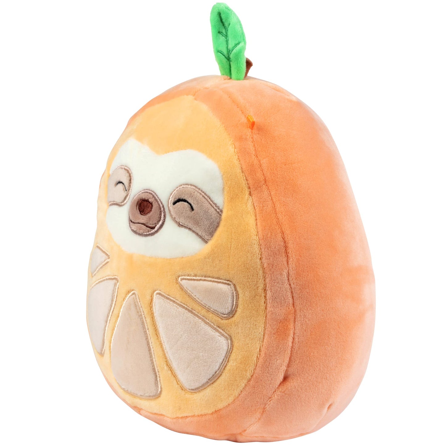 Squishmallows Original 8 Inch Simon The Orange Sloth - Official Jazwares Plush - Soft, Cuddly Collectible Sloth Fruit Stuffed Animal Toy - Gift