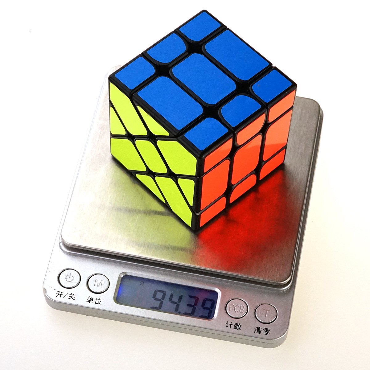 CuberSpeed Fisher Cube V2 Black Magic Cube Fisher Cube v2 Black Yileng 3x3x3 Speed Cube Puzzle