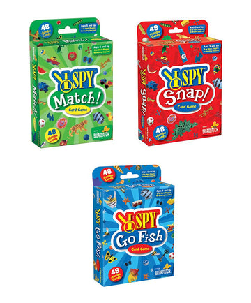 I Spy Card Game Bundle - I Spy Match! + I Spy Snap! + I Spy Go Fish! - Bundle of 3 Games
