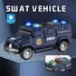ToyFinity Police Car Toy Set | Cop Vehicle Toys for Kids | Cop Car, SWAT Armored Vehicle, Helicopter & Action Figures | 1:32 Model Scale Police Toys |